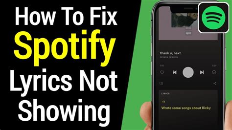 How To Fix Spotify Lyrics Not Showing Working How To Enable Spotify