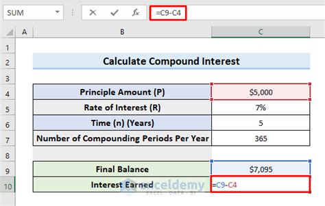How To Calculate Daily Interest In Excel 2 Easy Ways Exceldemy