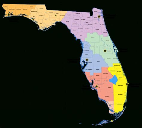 South Florida County Map Printable Maps