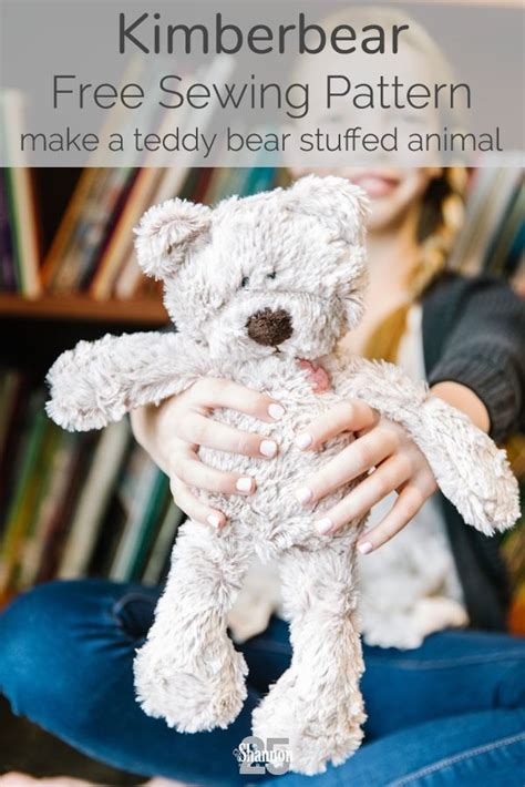 Learn To Sew A Teddy Bear Stuffed Animal Free Downloadable Pattern