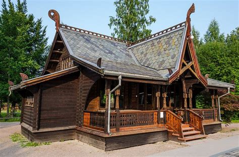 Traditional Norwegian House 1 Norwegian House Viking House Nordic