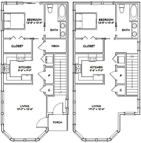 Duplex Apartment Floor Plans Floorplansclick
