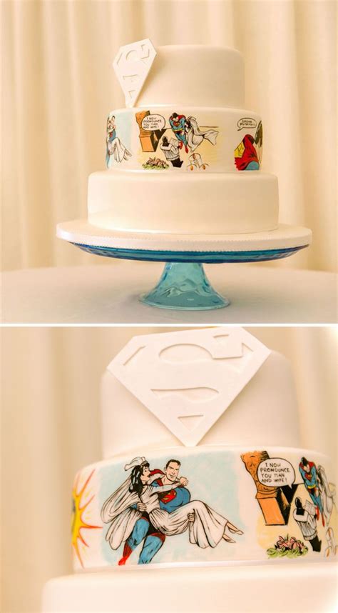 The most common marvel cake design material is paper. Superhero Wedding Cakes That Will Make Your Day Totally ...