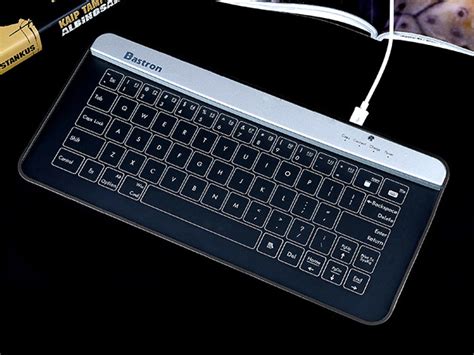 Bastron B9 Glass Bluetooth Keyboard The Awesomer