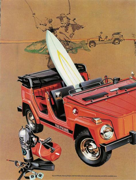 Vw Archives 1974 Us Vw Thing Sales Brochure