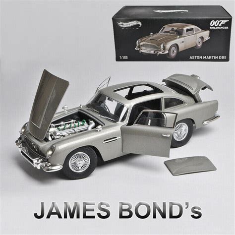Complete Collection 1 5 James Bond 007 Hot Wheels Diecast Cars