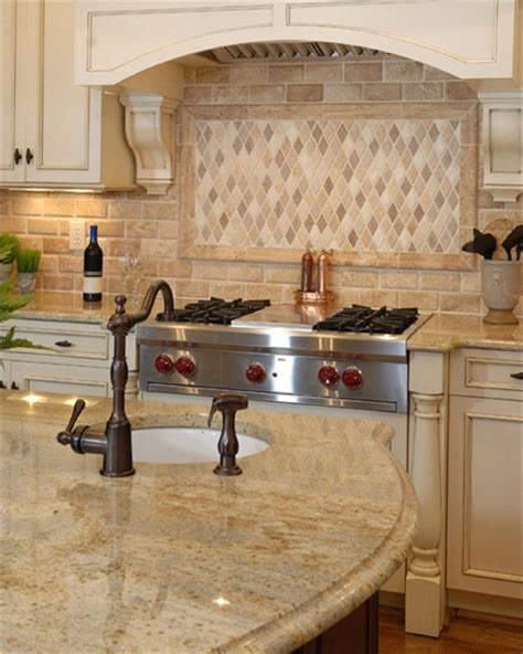 Gorgeous Kitchen Backsplash Ideas With Granite Kitchen