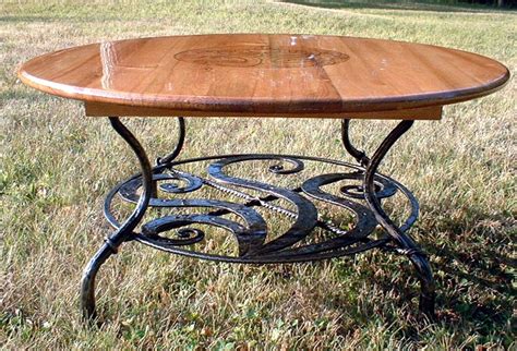 Save now with 0% off jesper antique gold drink table. Art Nouveau Coffee Table | Wrought iron table, Wrought ...