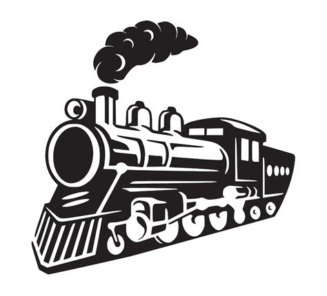 Locomotive Train Steam Engine Instant Download Svg Png Etsy