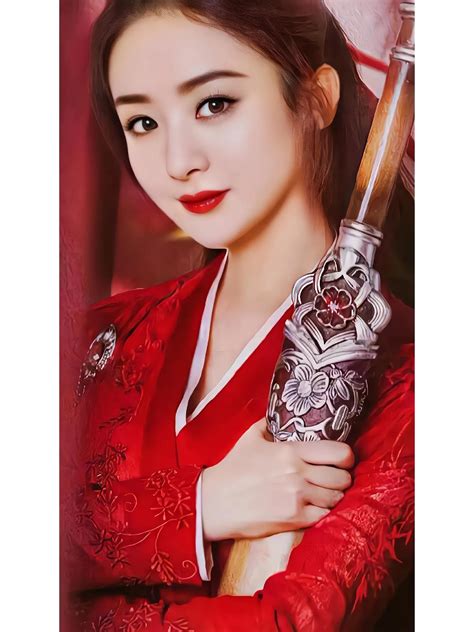 Zhao Liying Red Dress Imedia