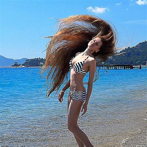 Photos Meet The Russian Beauty Whose Hair Is Ft Long And Hasn T Cut It In Years
