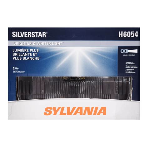 Sylvania H6054 Silverstar Sealed Beam Headlight 1 Pack
