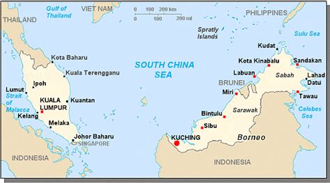 məlejsiə) is a federal constitutional monarchy located in southeast asia. Large Map of Malaysia
