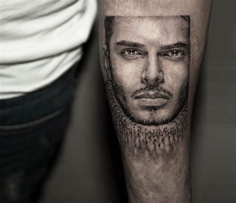 Man Face Tattoo By Niki Norberg Photo 26175