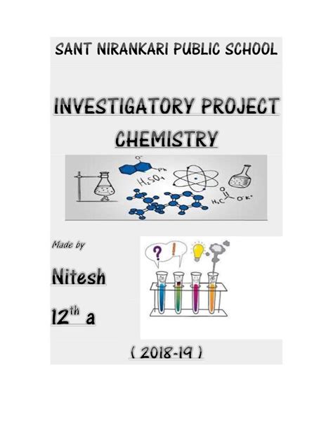 Class 12th Chemistry Project