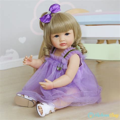 22 Inches Reborn Baby Girl Dolls Full Body Best Waterproof Silicone