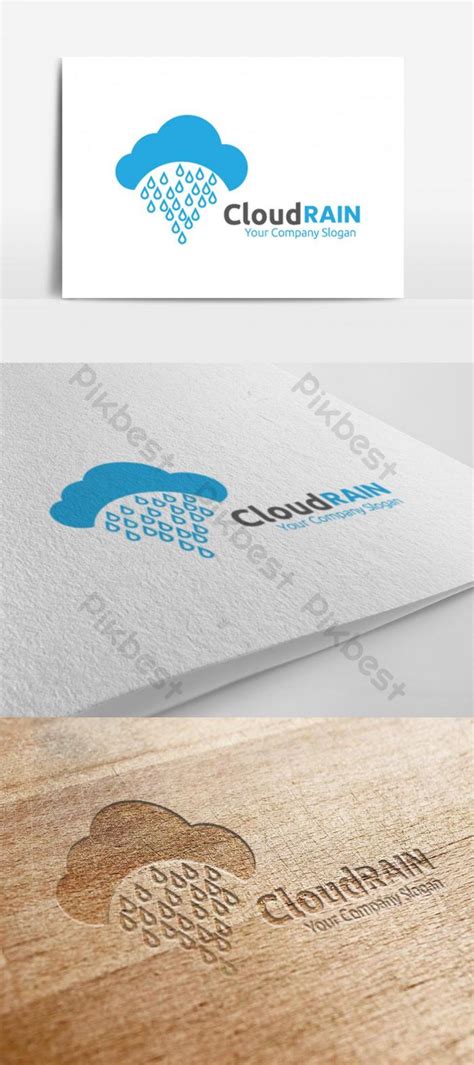 Cloud Rain Logo Ai Free Download Pikbest