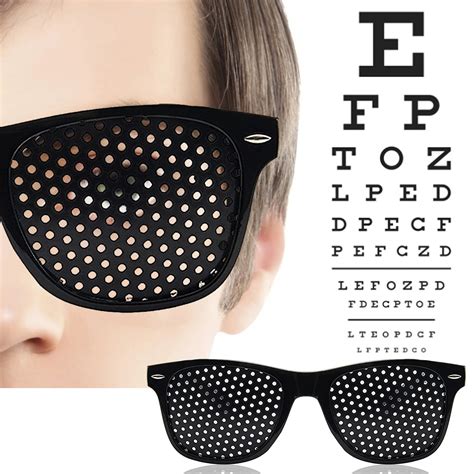 Anti Myopia Astigmatism Glasses Vision Correction Fatigue Pin Hole