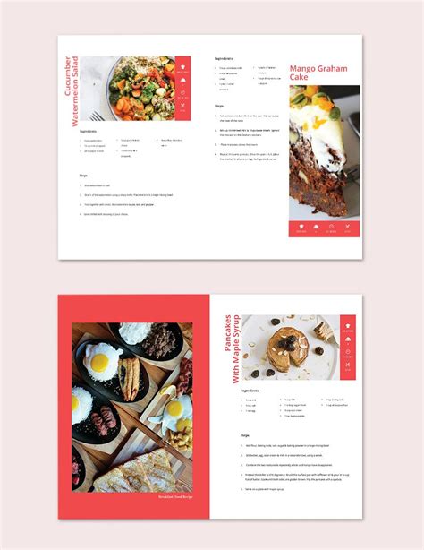 Diy Cookbook Template In Publisher Psd Pages Indesign Word