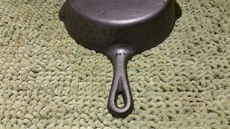 Unmarked 5 Ugly Heavy Hammered Cast Iron Skillet Circa Etsy