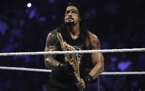 Download Wallpapers Leati Joseph Anoa Roman Reigns Wwe American Professional Wrestler For