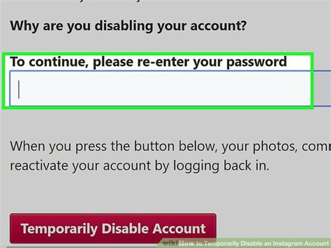 Simply click forgot password and follow the steps from there. How to Temporarily Disable an Instagram Account: 9 Steps