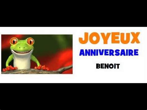 Joyeux Anniversaire Benoit Youtube