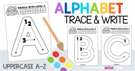 Alphabetworksheets Preschool Mom