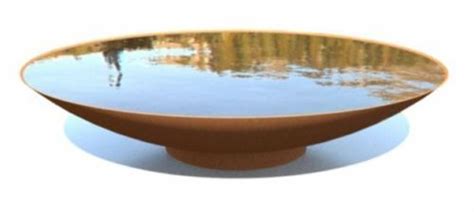 60cm Corten Steel Water Bowlgarden Water Featuredish Water Bowl