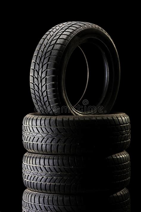 Stack Of Old Tires Stock Photo Image Of Grey Second 8499590