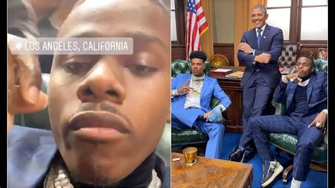 Dababy And Blueface Meet Obama At The White House Youtube
