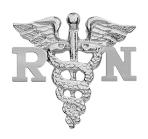 Nursingpin Registered Nurse Rn Nursing Pin For Graduation In Silver