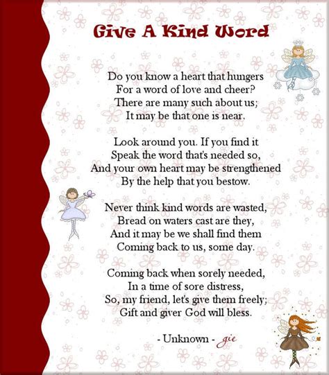 Kindness Poem Kindnesspoem Kindness Poem Love Words Words Quotes