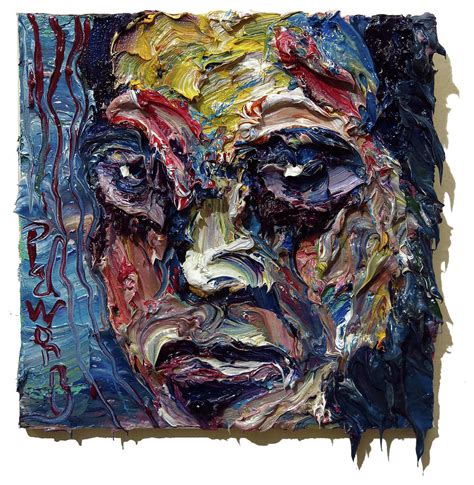 3d Face Painting Canvas Original Face Painting Expressionism Realism