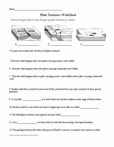 Tectonic plates are pieces of the rocky outer layer of the earth known as the crust. 50 Plate Tectonics Worksheet Answer Key | Chessmuseum Template Library