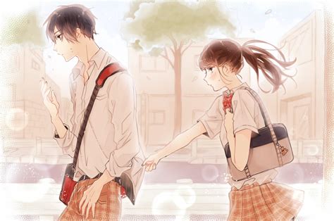 Romantic Anime Holding Hands Wallpaper Anime Wallpaper Hd