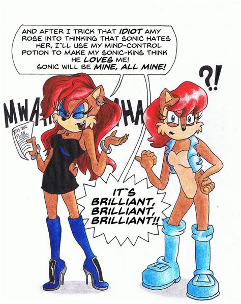 Sallys Portrayal In Sonamy Fanfictions By Aj Illustrated