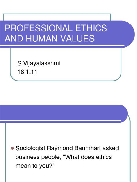 Professional Ethics And Human Values 1 Ppt 1 Pdf Ignorance