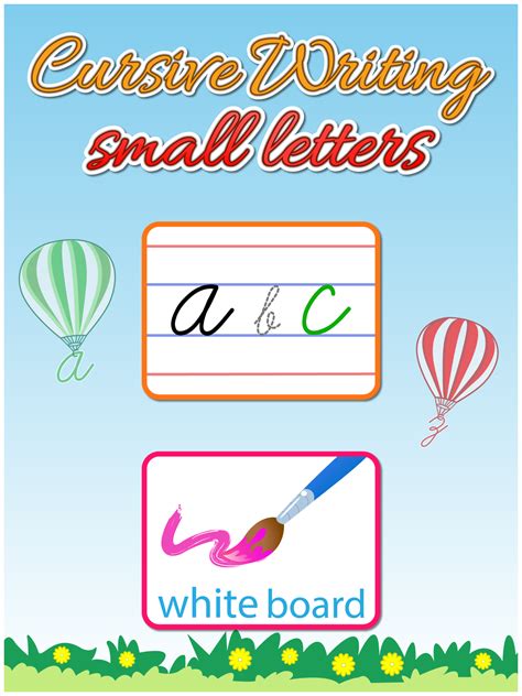 ‎cursive Writing Small Letters Free Kids Learn To Write Lowercase