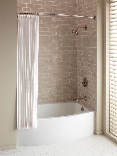 Deep Tub Shower Combo In Small Bathroom Mini Bathtub And Shower
