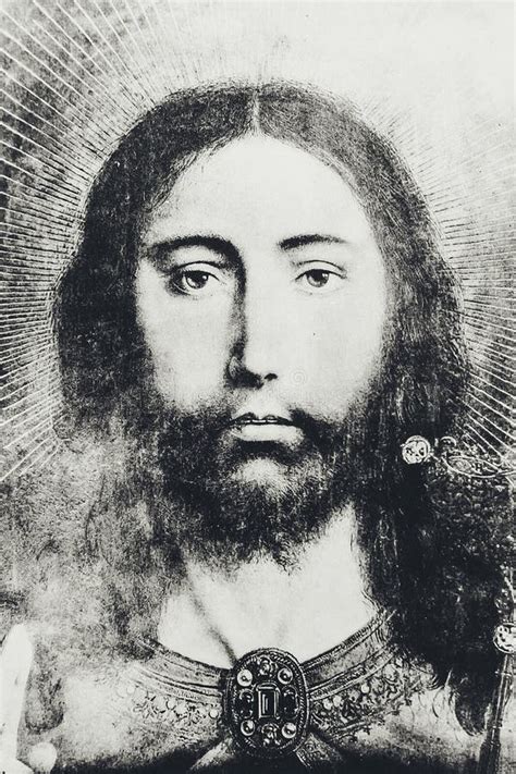 retrato de jesus christ por hans memling em um livro antigo retratos de cristo por ka pescador