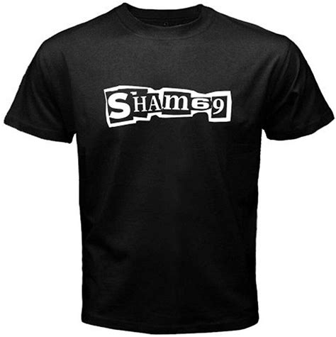 New Sham 69 Band Logo Mens Black T Shirt Size S 3xl Black Amazonde Bekleidung