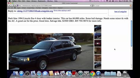 Craigslist Oklahoma City Used Cars For Sale Best By Owner Options In