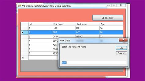 How To Update Selected Row In Datagridview In C Net