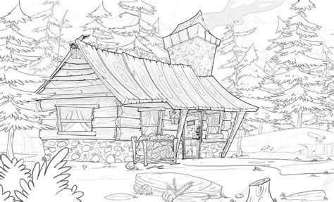 Get inspired by color combination log cabin dream and create a design. Old Log Cabins Coloring Pages Coloring Pages