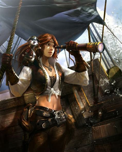 Pirate Art Pirate Woman Dnd Characters Fantasy Characters Female Characters Character