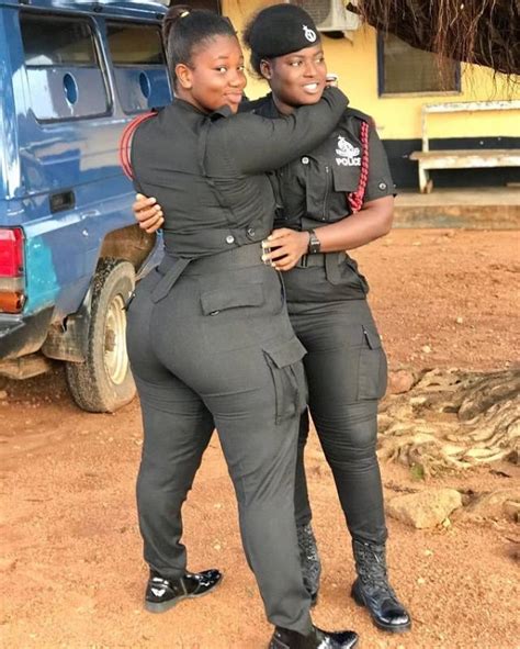 Ama Serwaa Meet Beautiful Curvaceous Heavy Backside Police Lady