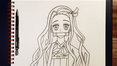 How To Draw Nezuko Explained Demon Slayer Drawing Anime Step By