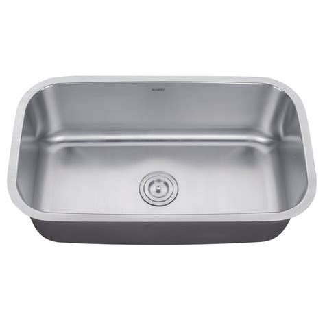 Free shipping over $99 · lifetime warranty · exclusive designs Ruvati Parmi 31.5" x 18.25" Undermount Single Bowl Kitchen ...