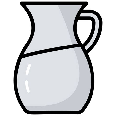 Water Jug Icon Download In Colored Outline Style